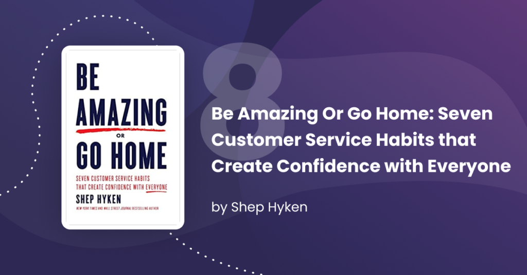 be amazing or go home book