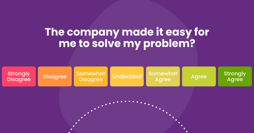 customer effort score question