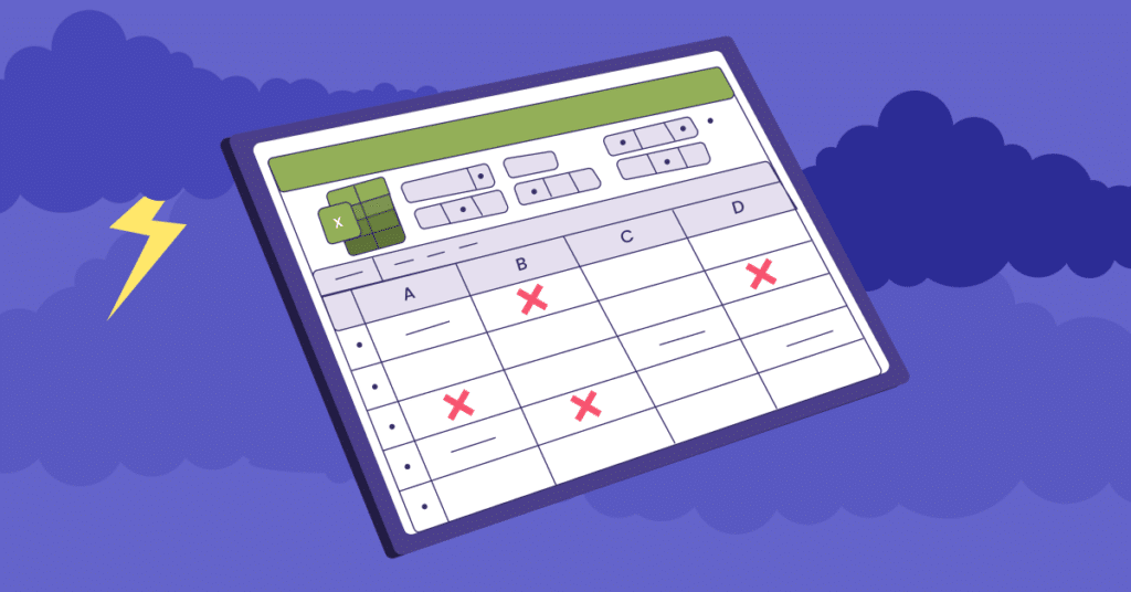 data corruption in excel for agent management