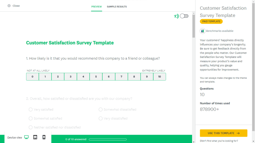 SurveyMonkey customer feedback surveys