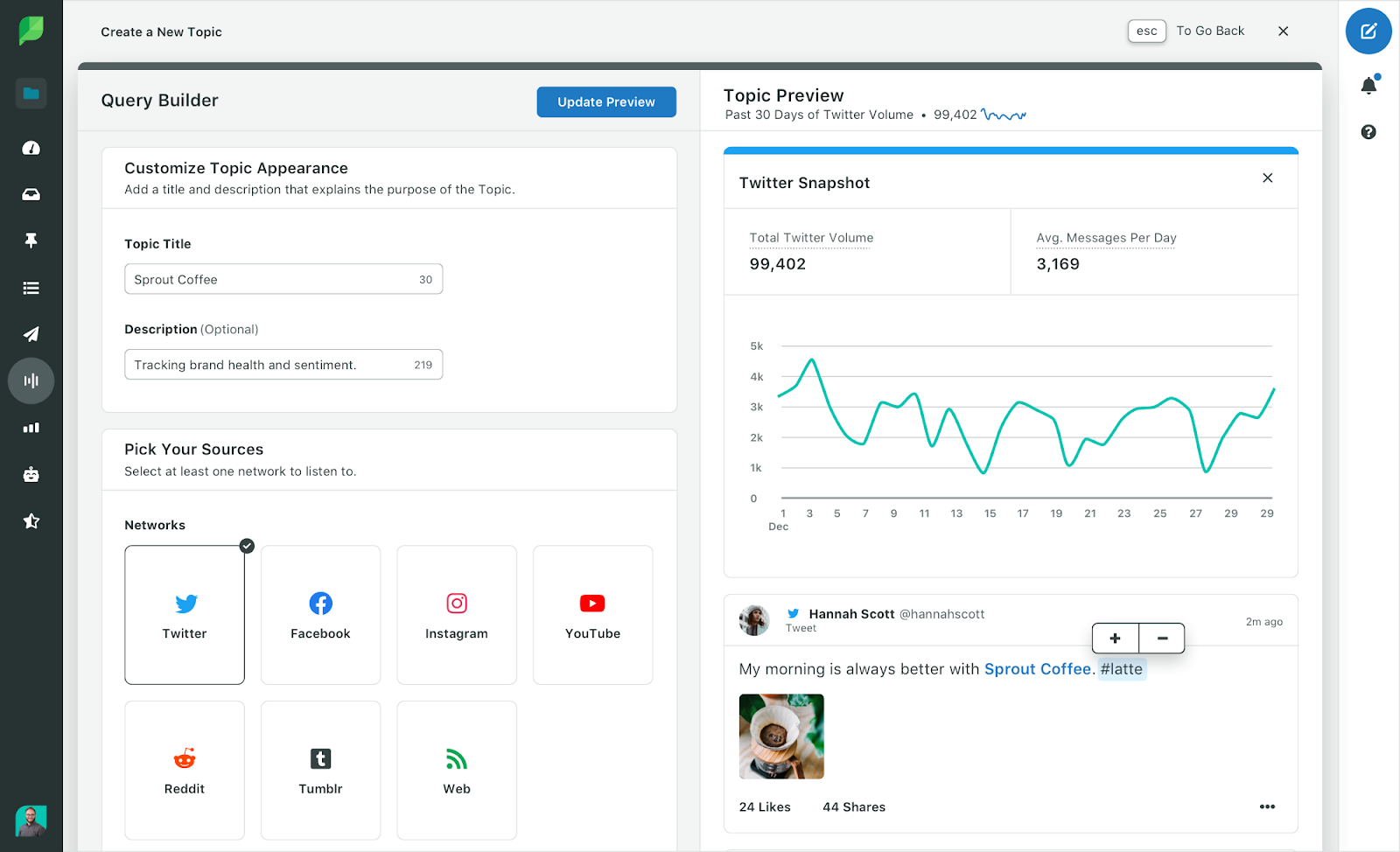 Sprout Social social media customer support