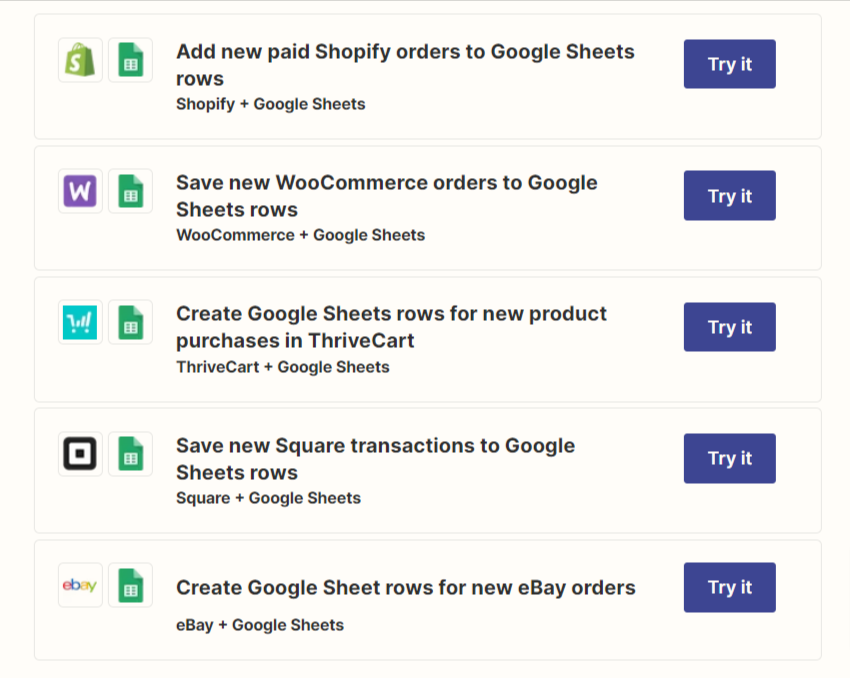 ecommerce tool zapier